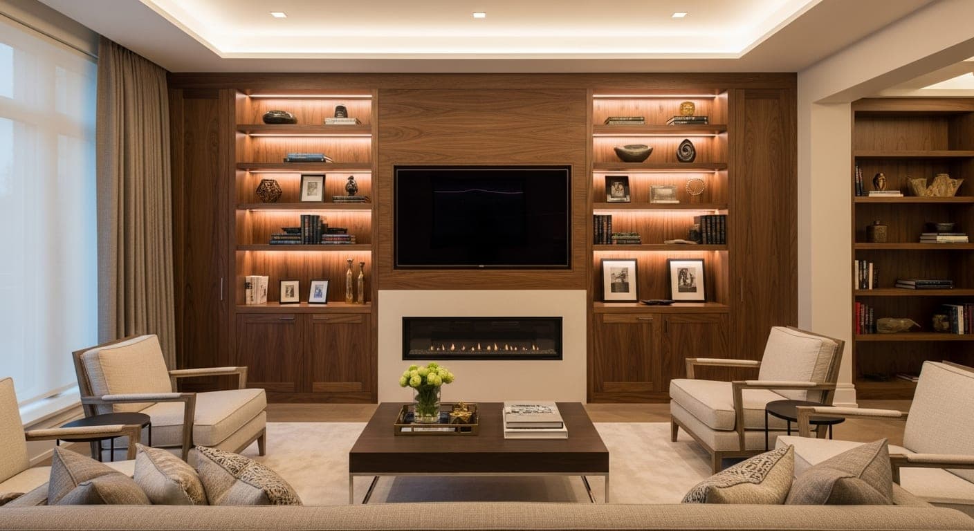 Custom Wall Units vs. Store-Bought Built-In Furniture